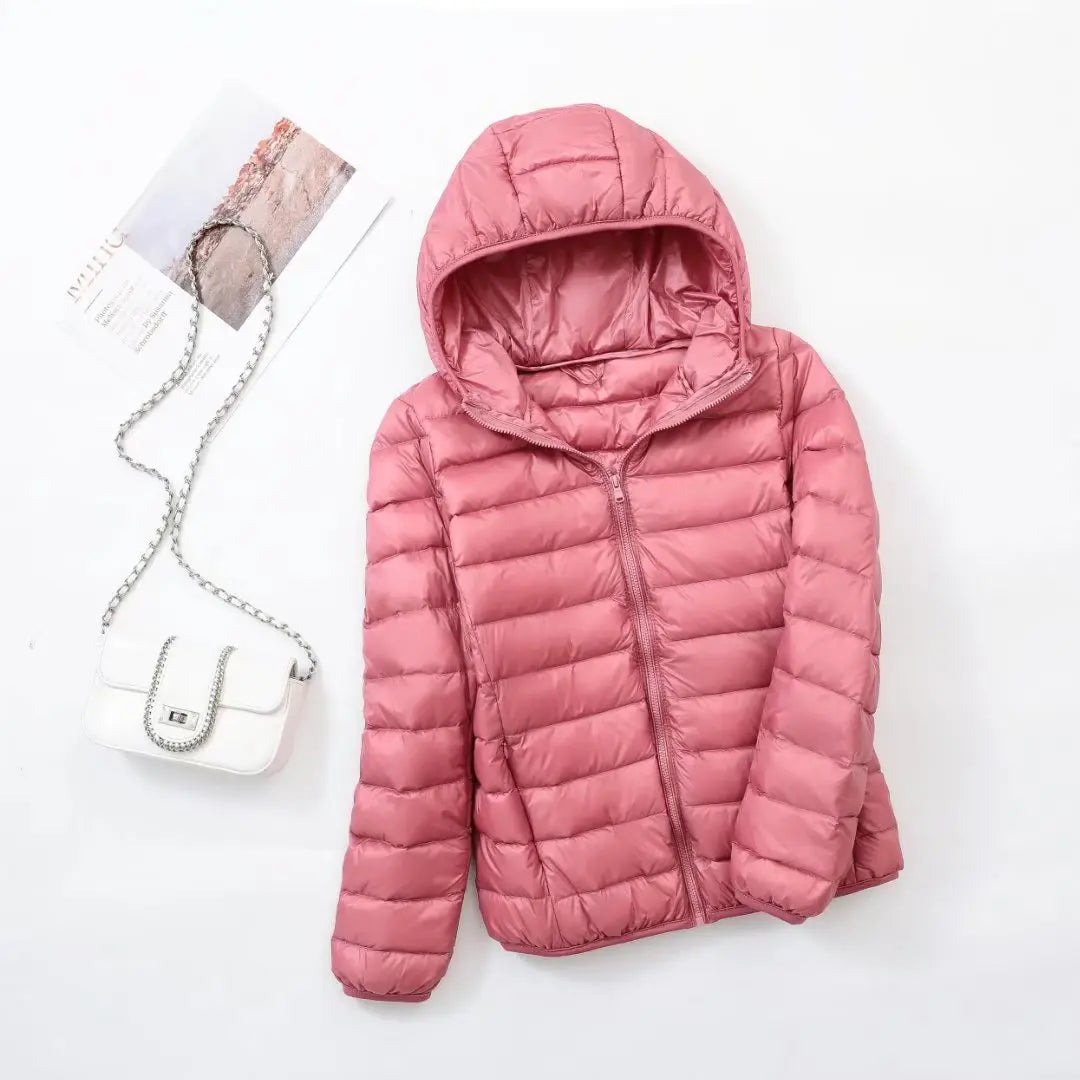 Damen Daunenjacke mit Kapuze