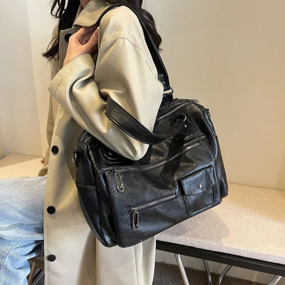 Chloe - bolsa de bandidos de couro grande