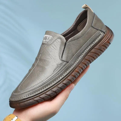 Sapatos de couro feitos à mão homem