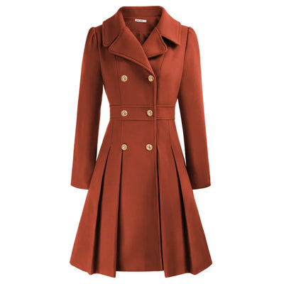 Grace - Manteau pour femme | Élégante veste de marin en laine avec coupe en A