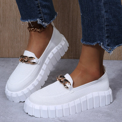 Jana | Sapatos esportivos ortopédicos de moda feminina com sola da plataforma
