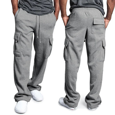Pantalone cargo multitasche da uomo