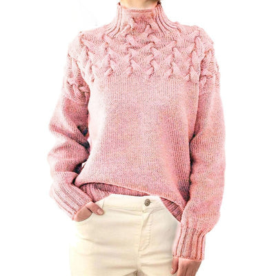 Hillegonda | Maglia oversize morbida a collo alto