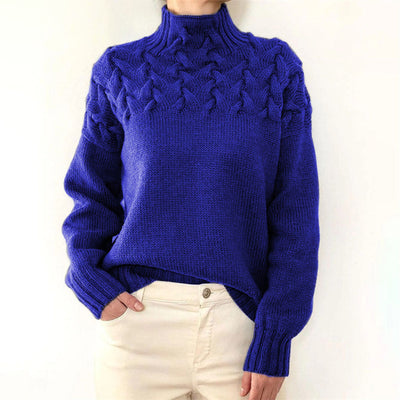 Hillegonda | Maglia oversize morbida a collo alto