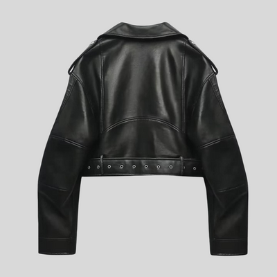 Jaqueta de couro PU - elegante e estilo procure qualquer ocasião