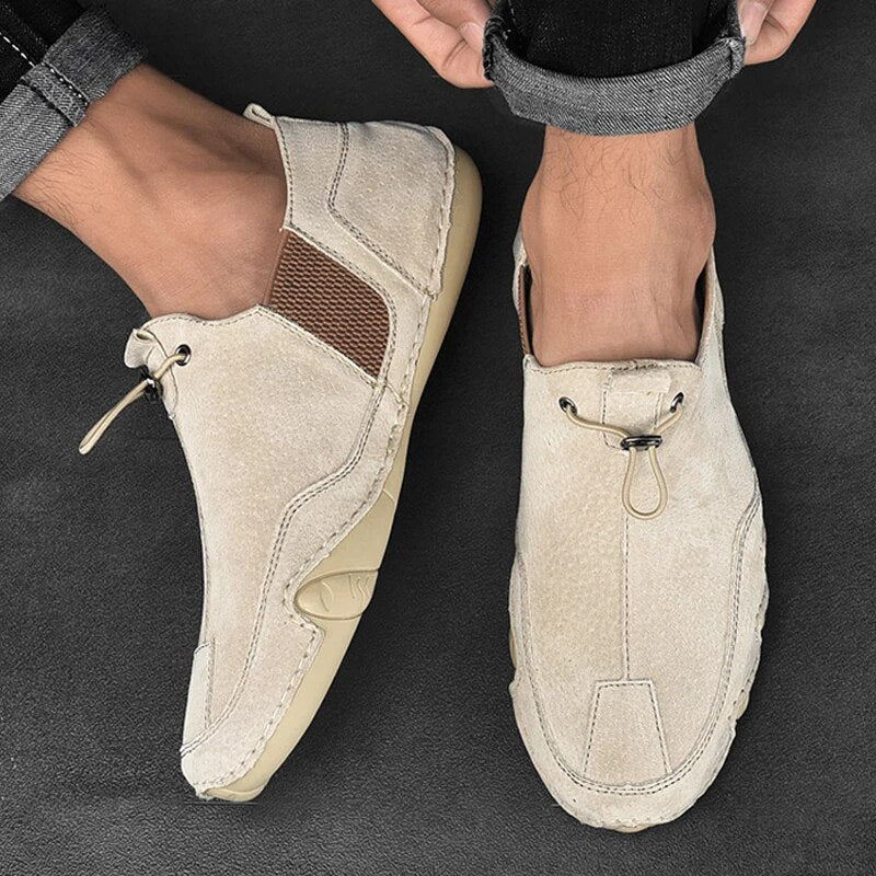 Tommy - mocassins ortopédicos de pele autênticos para homens