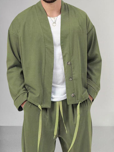 Conjunto de 2 peças de 2 peças de homens confortáveis