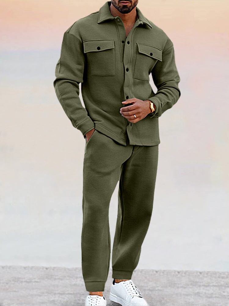 Elegante completo di giacca e pantaloni da uomo Nael