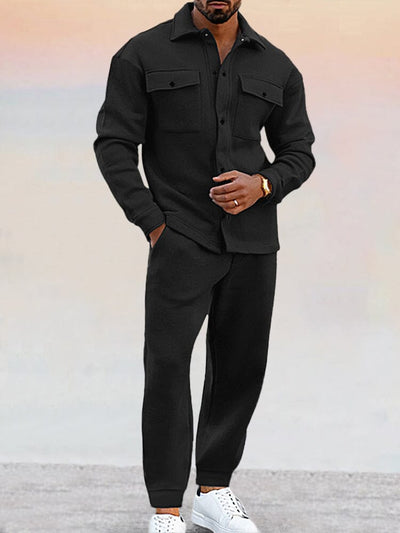 Elegante completo di giacca e pantaloni da uomo Nael