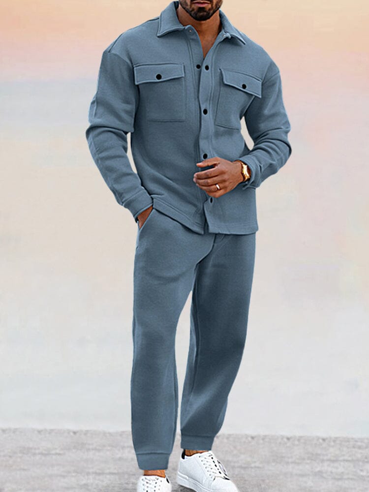 Elegante completo di giacca e pantaloni da uomo Nael