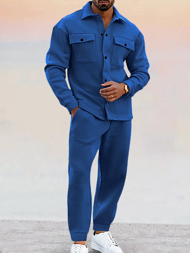 Elegante completo di giacca e pantaloni da uomo Nael