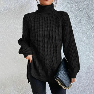 Jersey de pescoço alto elegante - Veronika