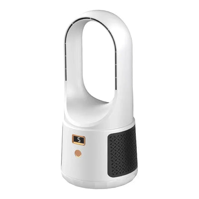 Fã atemporal sem lâminas - fã USB silencioso com bateria recarregável para quarto e escritório
