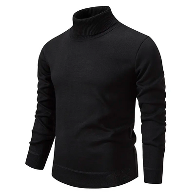 Pescoço de lã macia alta para homens
