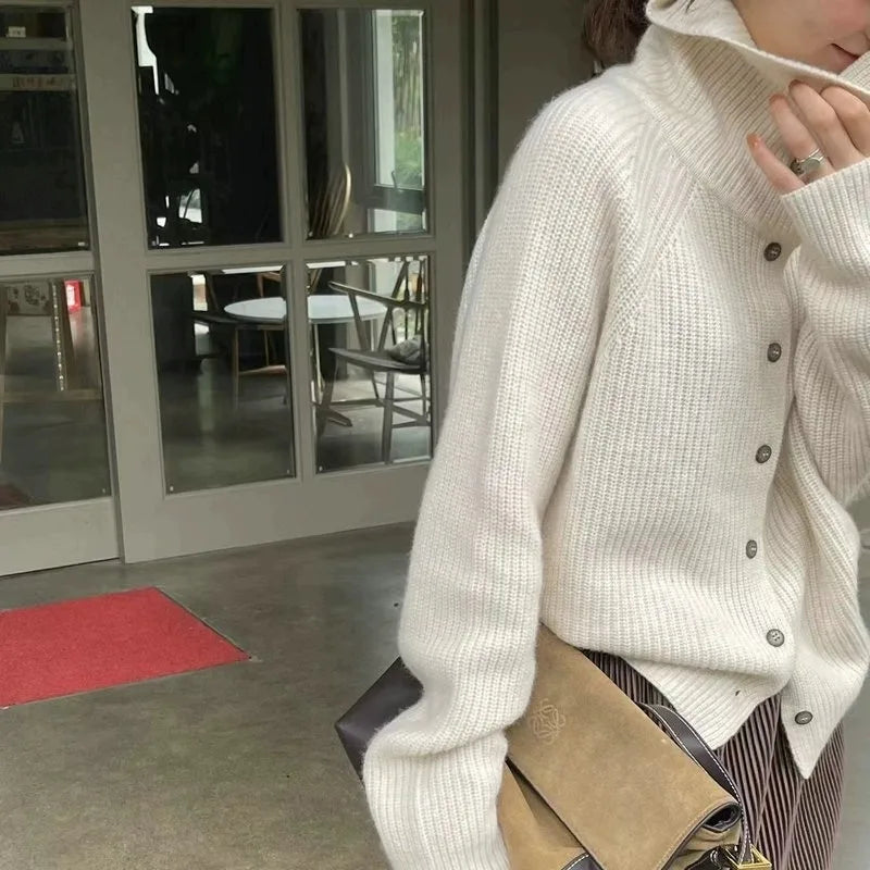 Clara - Cardigan da donna, comodo e a maglia | Maglione