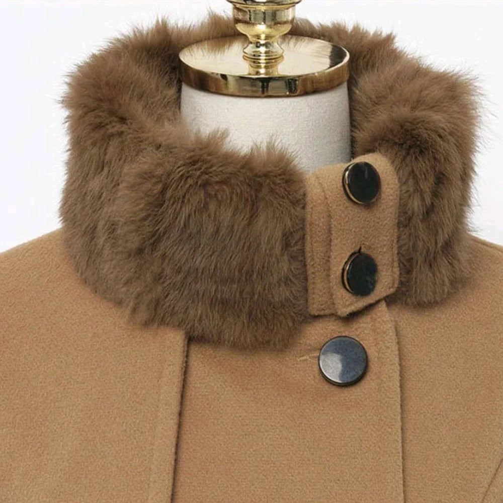 Emily - Gabardine femme coupe ajustée | Manteau élégant
