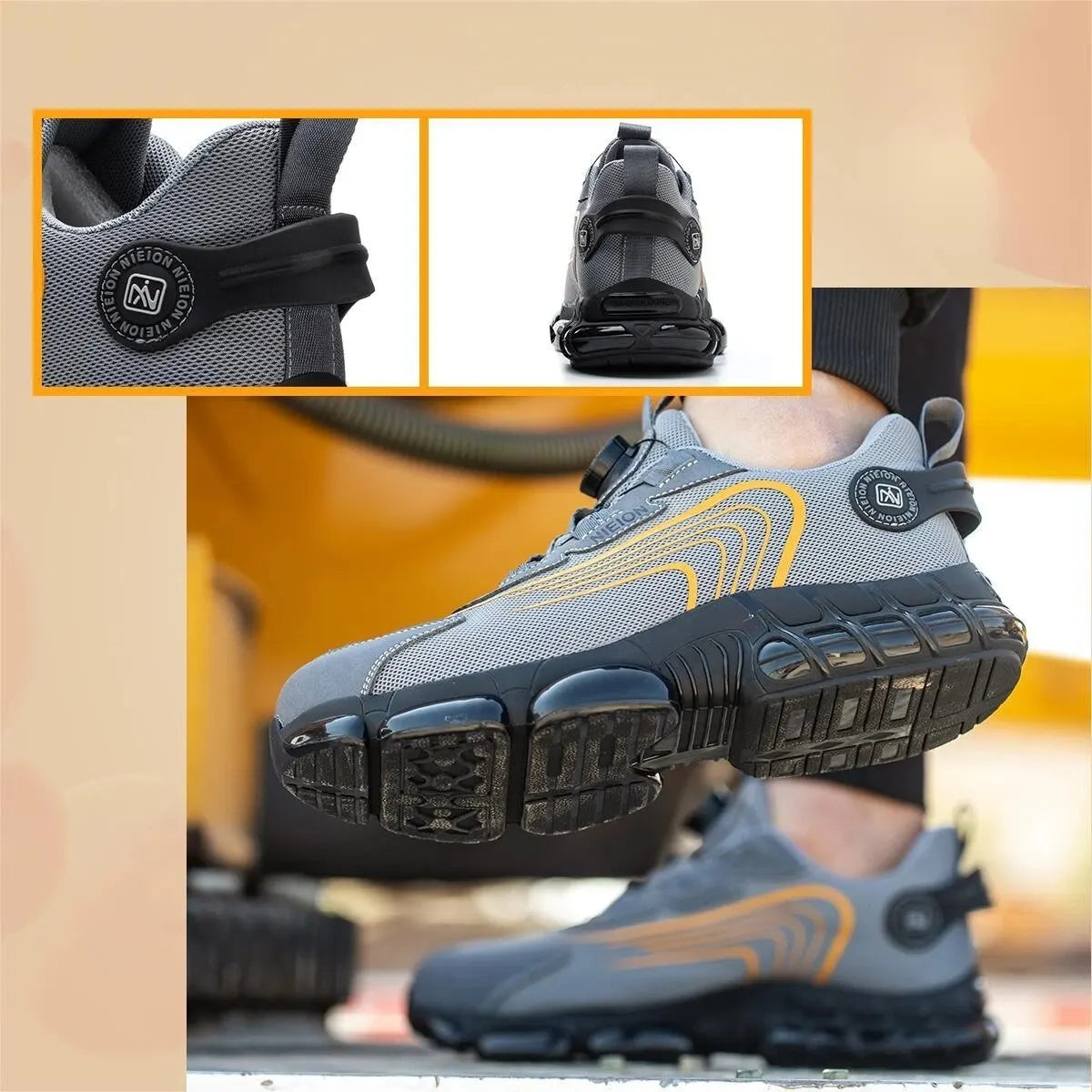 ALESSIAROTANTE - Sapatos de trabalho com fivela rotativa