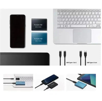 Unidade SSD portátil compacta de alta velocidade