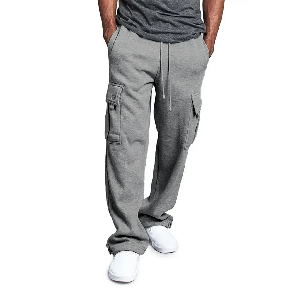 Pantalone cargo multitasche da uomo