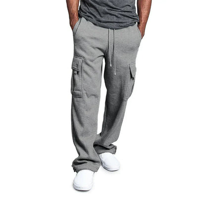 Pantalone cargo multitasche da uomo