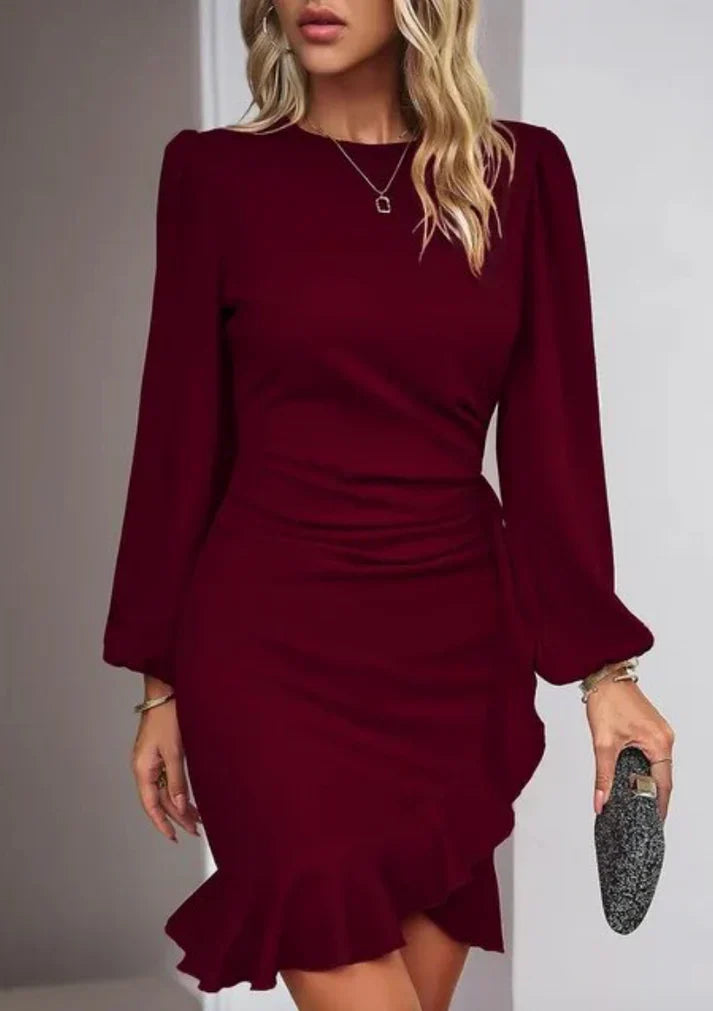 Catherine - Elegantes Kleid mit langen Ärmeln