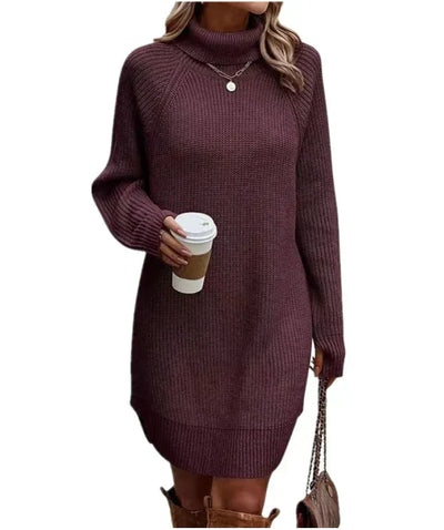 Vestido de malha elegante para mulheres