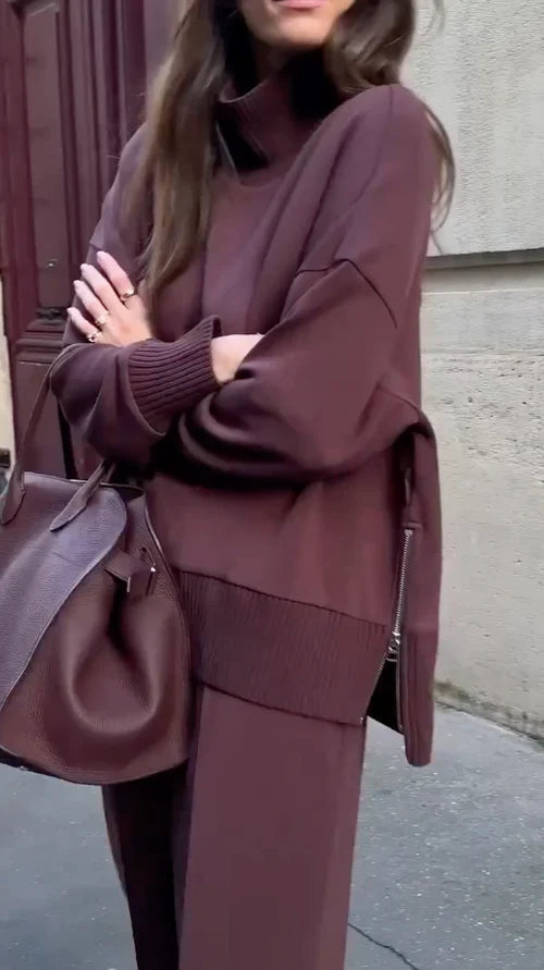 Completo di abbigliamento da casa Lina per donna - completo di abbigliamento da casa elegante e dal taglio ampio