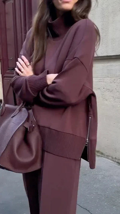 Completo di abbigliamento da casa Lina per donna - completo di abbigliamento da casa elegante e dal taglio ampio