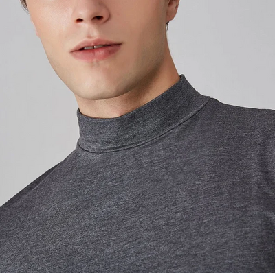 LUCASCUDIERA - camisa alta do pescoço para homens