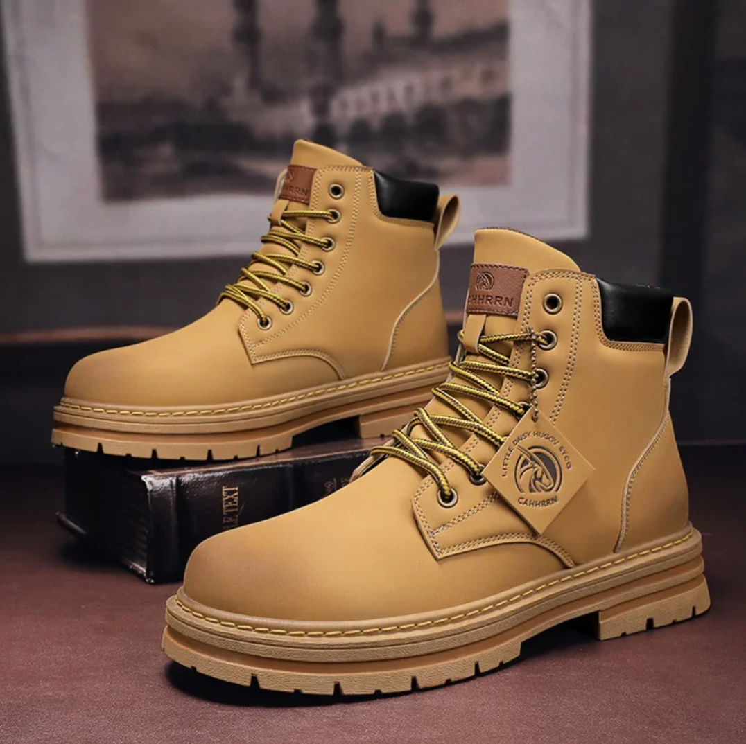 Cómodas botas con cordones para hombre