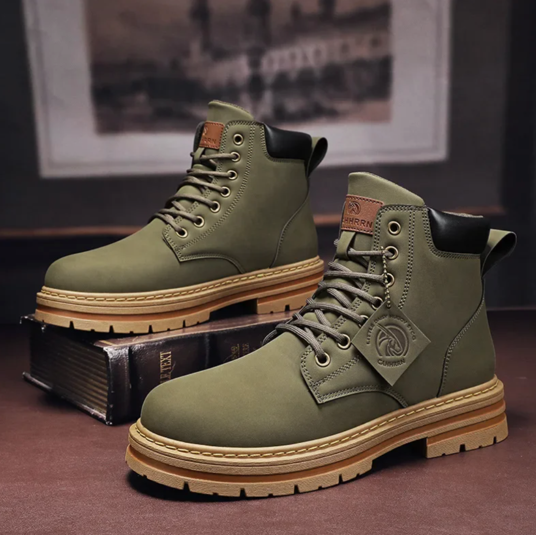 Cómodas botas con cordones para hombre