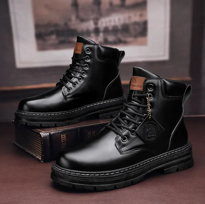 Cómodas botas con cordones para hombre