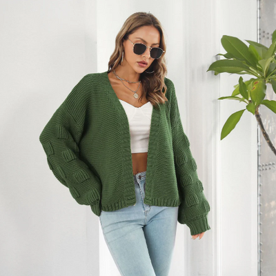 Pull luxueux pour femme, chaud et à manches longues
