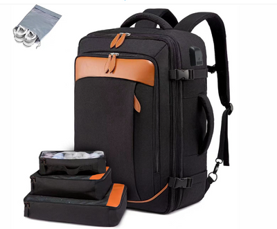 Mochila à prova d'água versátil para laptop de negócios