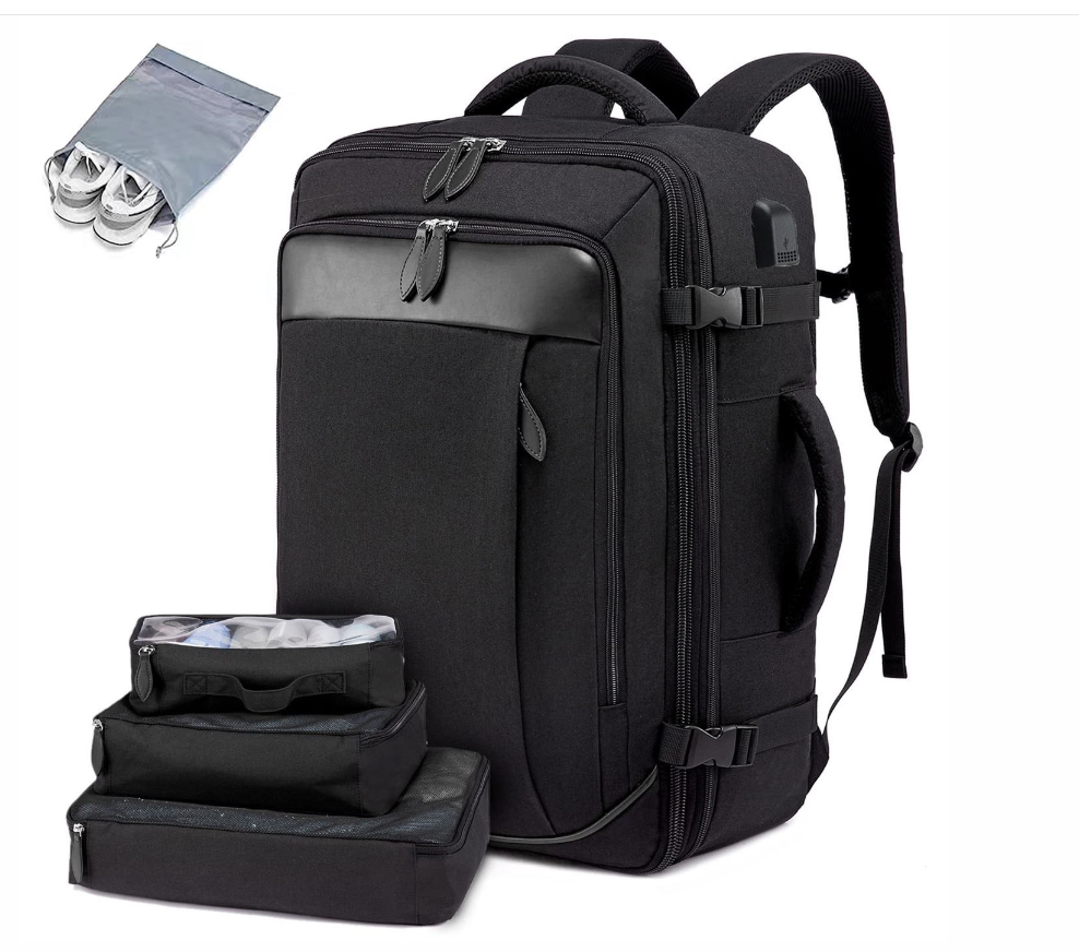 Mochila à prova d'água versátil para laptop de negócios