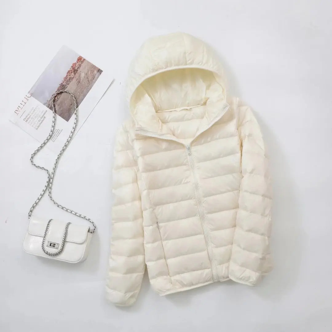 Damen Daunenjacke mit Kapuze