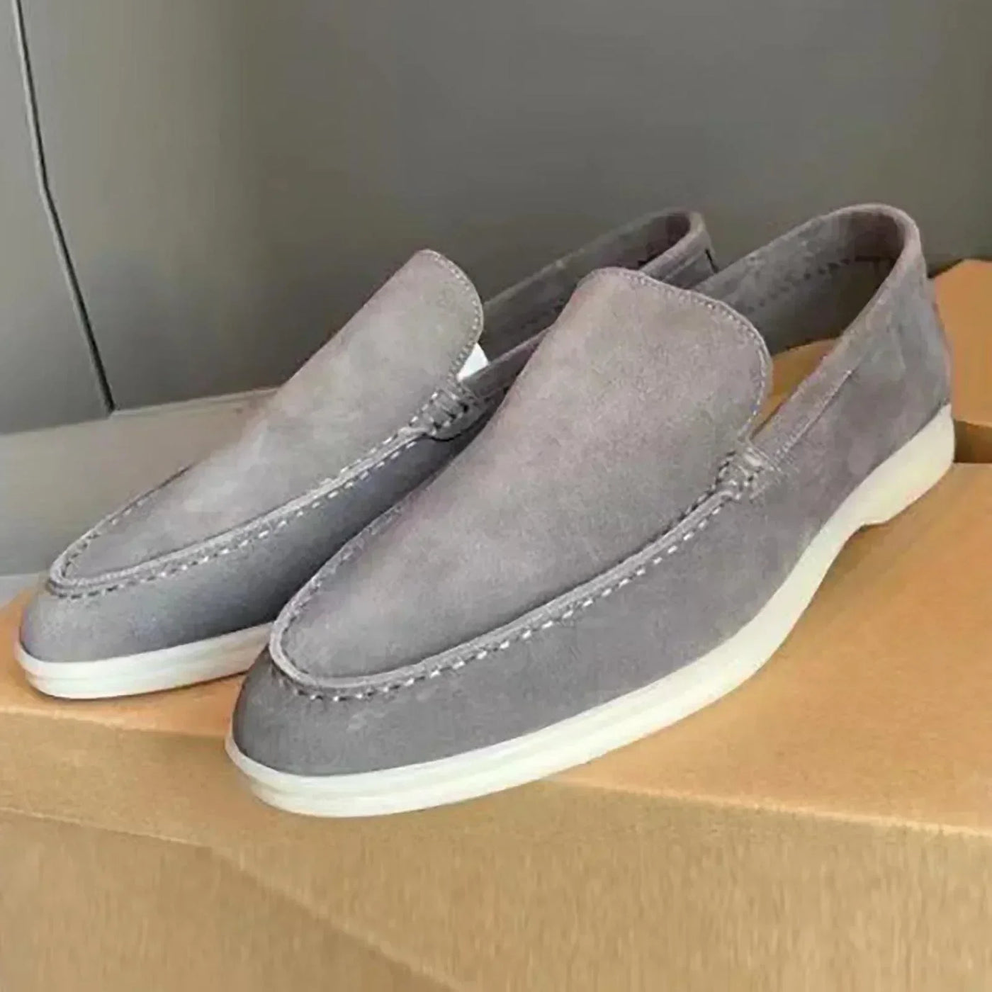 Deslizamento ortopédico em sapatos baixos para homens | Clássico