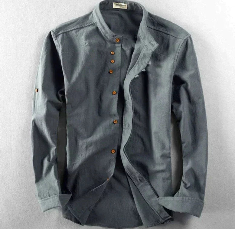 Camisa magistral de katana para homens