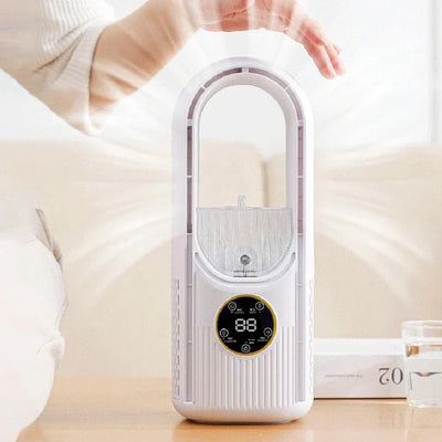 Breezepod 6 -estágio portátil Cooler - Bruma ultrassônico, timer e luz noturna