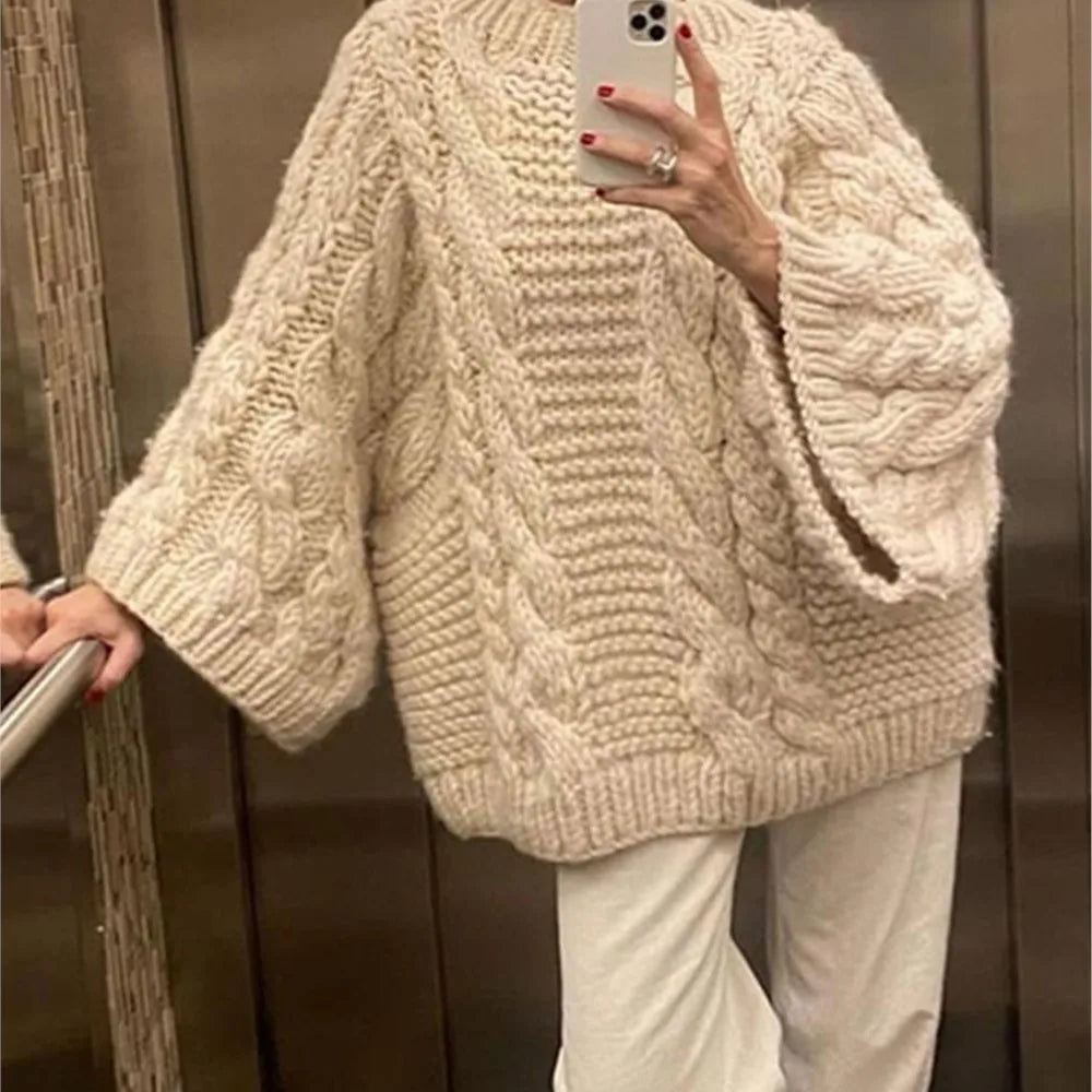 Mia - Jersey oversize para mujer - Elegante prenda de punto | Jersey
