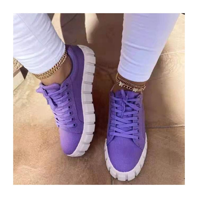 Jana | Sapatos esportivos ortopédicos de moda feminina com sola da plataforma