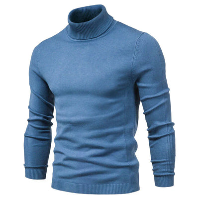 Jersey de gola alta respirável para homem