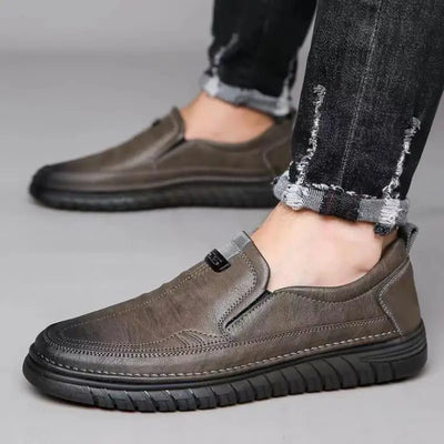 Sapatos de couro feitos à mão homem