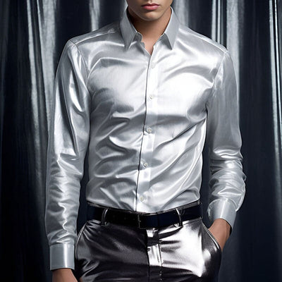 Paolofiorini - camisas de cetim de luxo