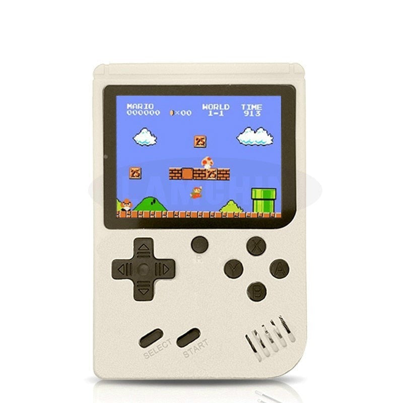 Console de jogos retro portátil com 400 jogos