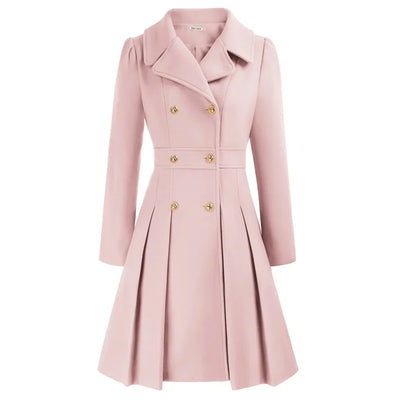 Grace - Manteau pour femme | Élégante veste de marin en laine avec coupe en A