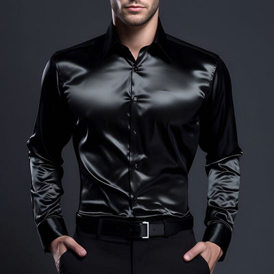 Paolofiorini - camisas de cetim de luxo