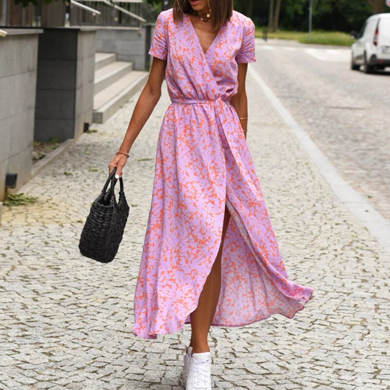 Vestido Anna con estampado floral primavera/verano