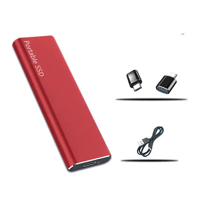 4TB SSD externo - unidade de armazenamento Ultra -grape, compacta e duradoura