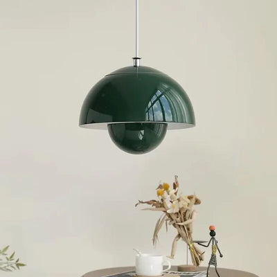 Lámpara colgante LED moderna con diseño de capullo de flor - Estética escandinava para dormitorio y cocina